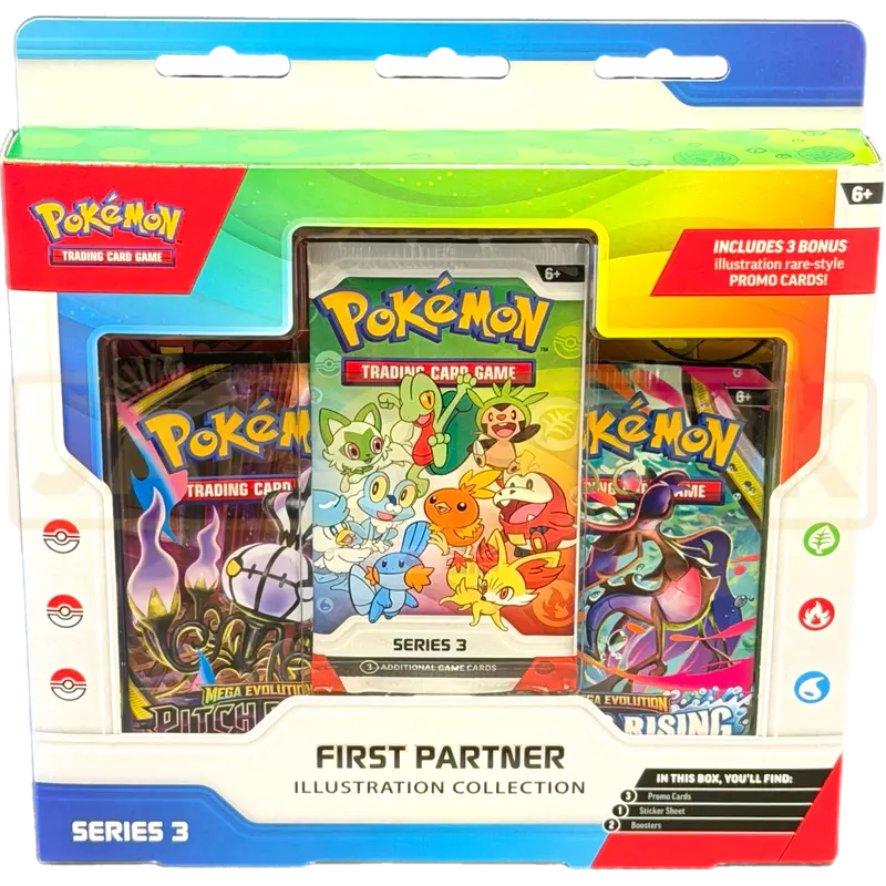 Pokemon 30th Anniversary First Partner Illustration Series 3 English Collection Box