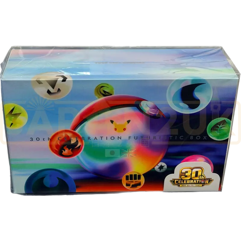 Pokemon 30th Celebration Japanese Futuristic Box