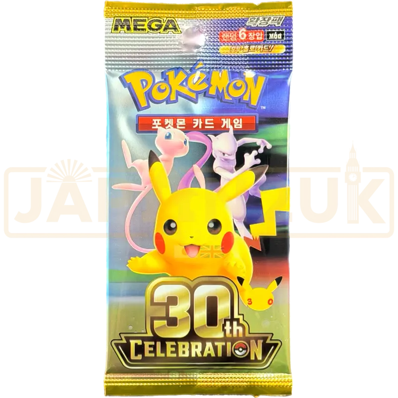 Pokemon 30th Celebration m6a Korean Booster Pack