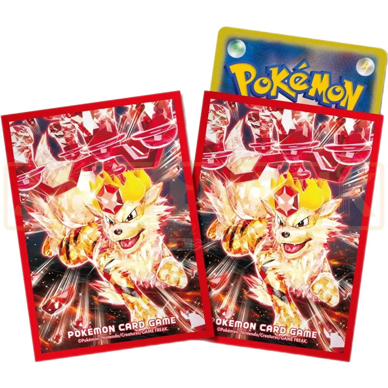 Pokemon Center Japan - Arcanine Terastal Card Sleeves Pack
