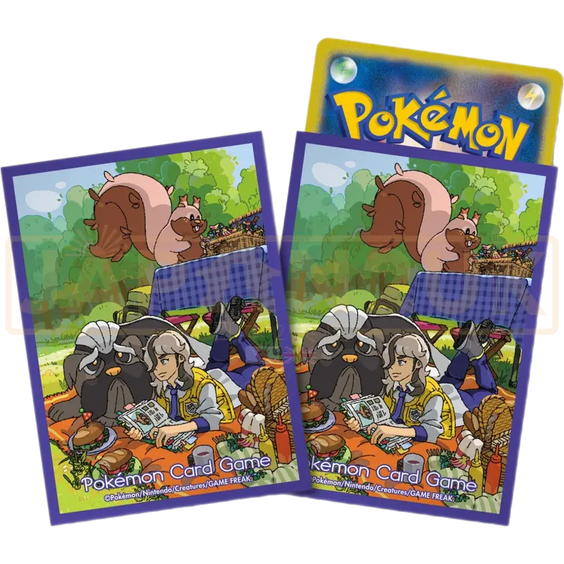 Pokemon Center Japan - Arven & Mabosstiff Card Sleeves Pack