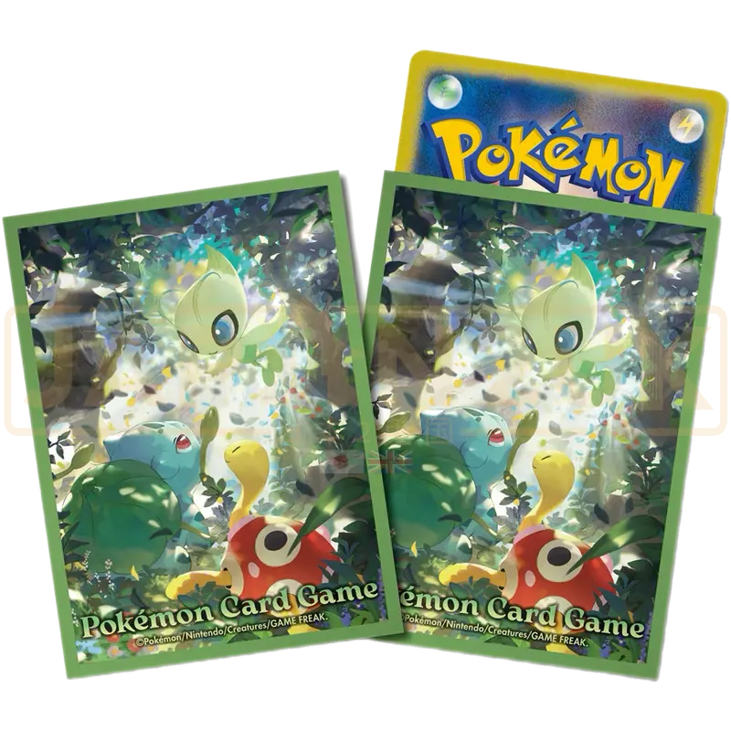 Pokemon Center Japan - Celebi, Shuckle & Bulbasaur Sleeves Pack
