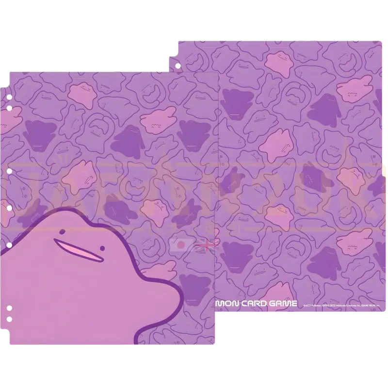 Pokemon Center Japan - Ditto Binder Refill Pages Pack