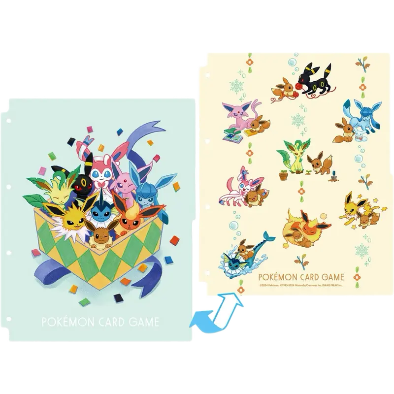 Pokemon Center Japan - Eevee Evolutions Binder Refill Pages Pack