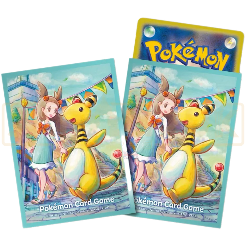 Pokemon Center Japan - Jasmine & Ampharos Card Sleeves Pack