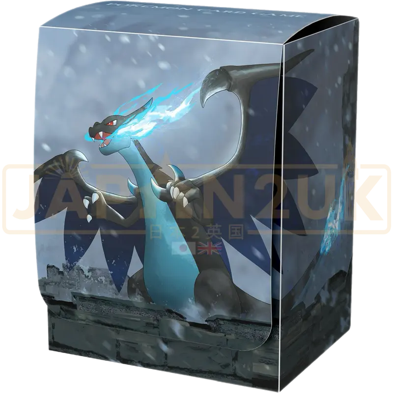 Pokemon Center Japan - Mega Charizard X Castle Deck Case