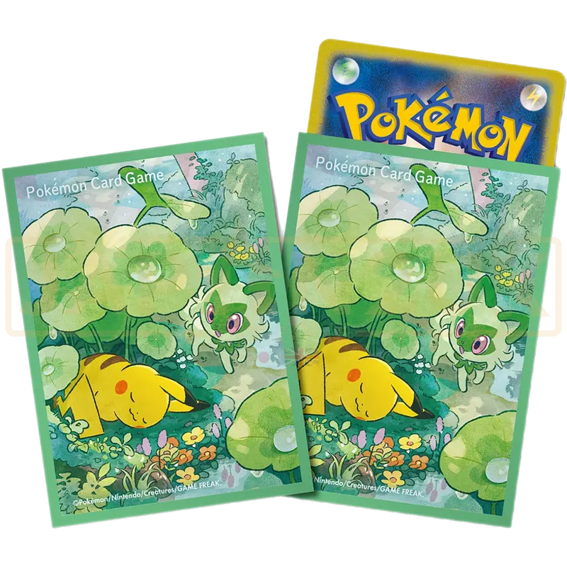Pokemon Center Japan - Pikachu and Sprigatito Ver. 2 Card Sleeves Pack
