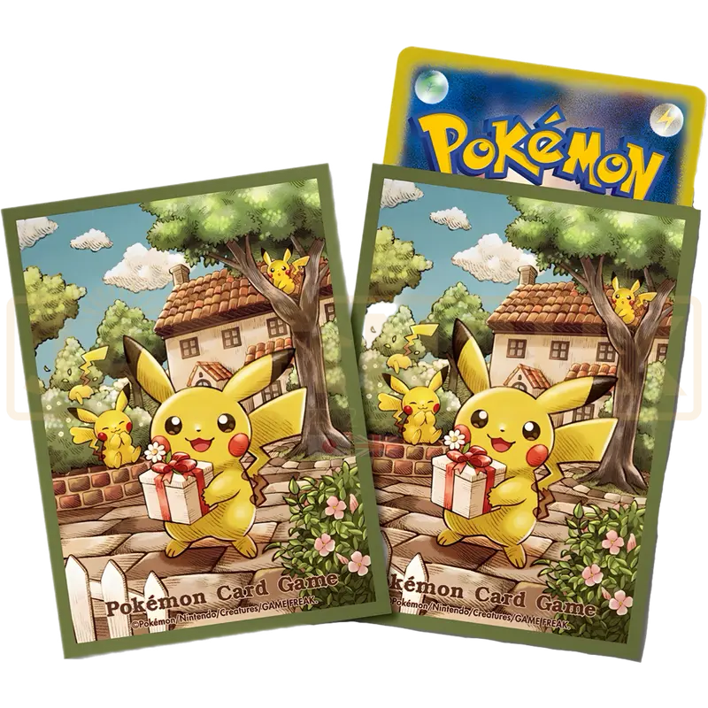 Pokemon Center Japan - Pikachu Gift Ver. 2 Card Sleeves Pack