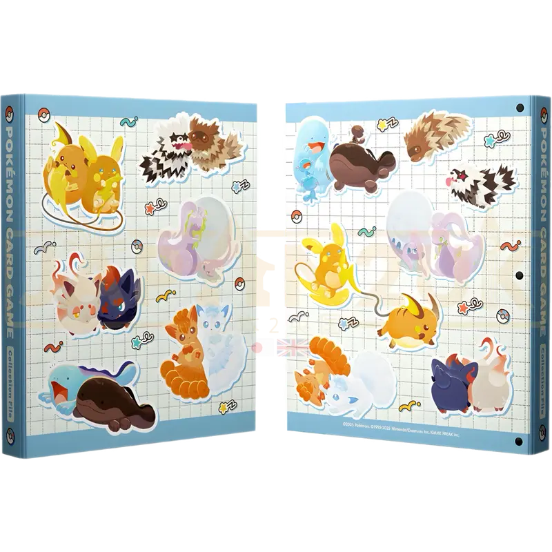 Pokemon Center Japan - Raichu, Vulpix Wooper & Friends 9 Pocket Binder