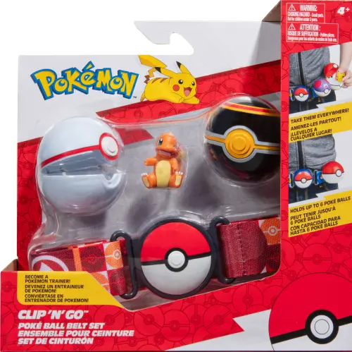 Pokémon Clip 'N' Go Charmander Poké Ball Belt Set