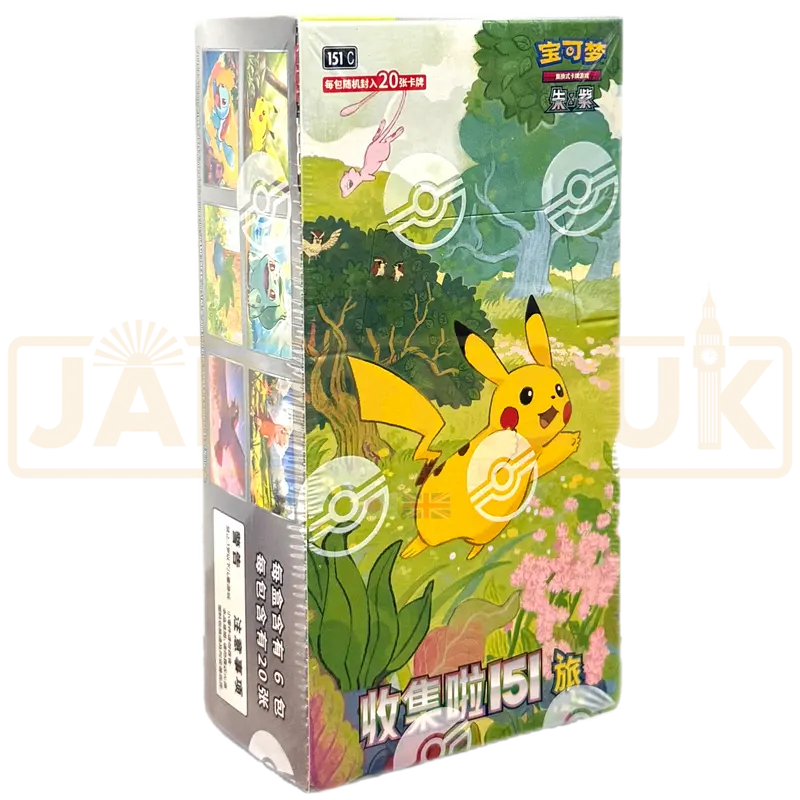 Pokemon Collect 151 Journey 151 C Simplified Chinese Jumbo Booster Box