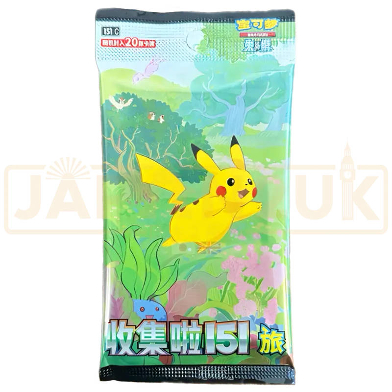 Pokemon Collect 151 Journey 151 C Simplified Chinese Jumbo Booster Pack