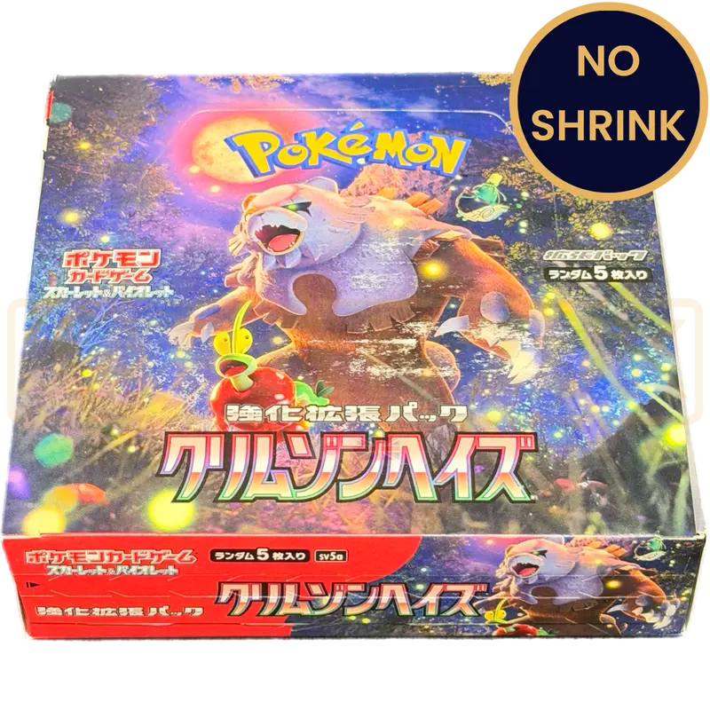 Pokemon Crimson Haze sv5a No Shrink Japanese Booster Box