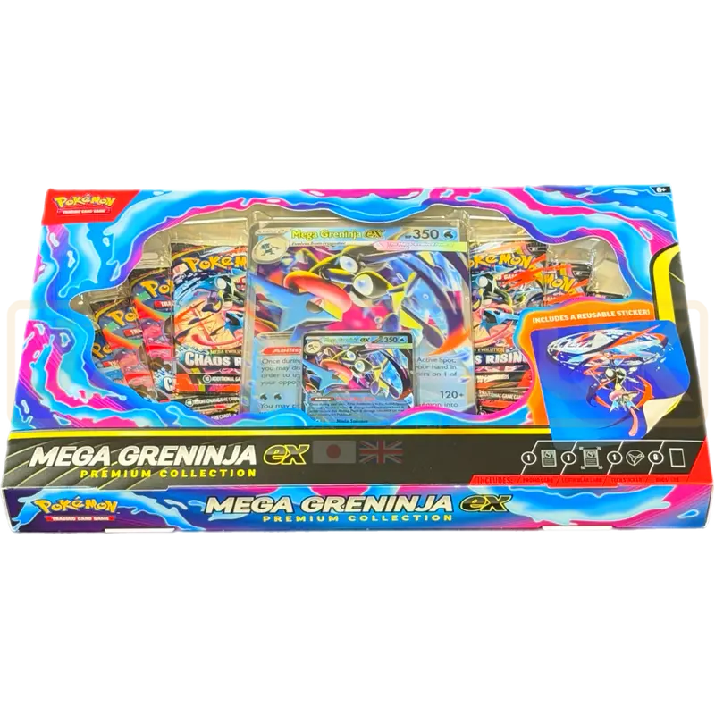 Pokemon Mega Greninja ex English Premium Collection Box