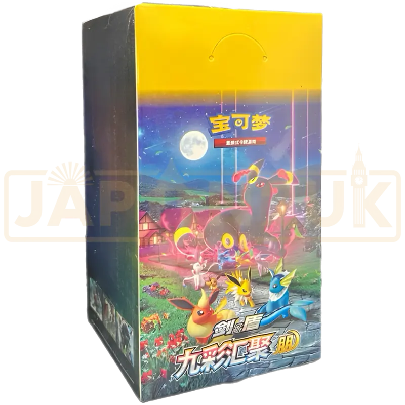 Pokemon Nine Colors Gathering Eevee Heroes cs4a C Simplified Chinese Slim Booster Box