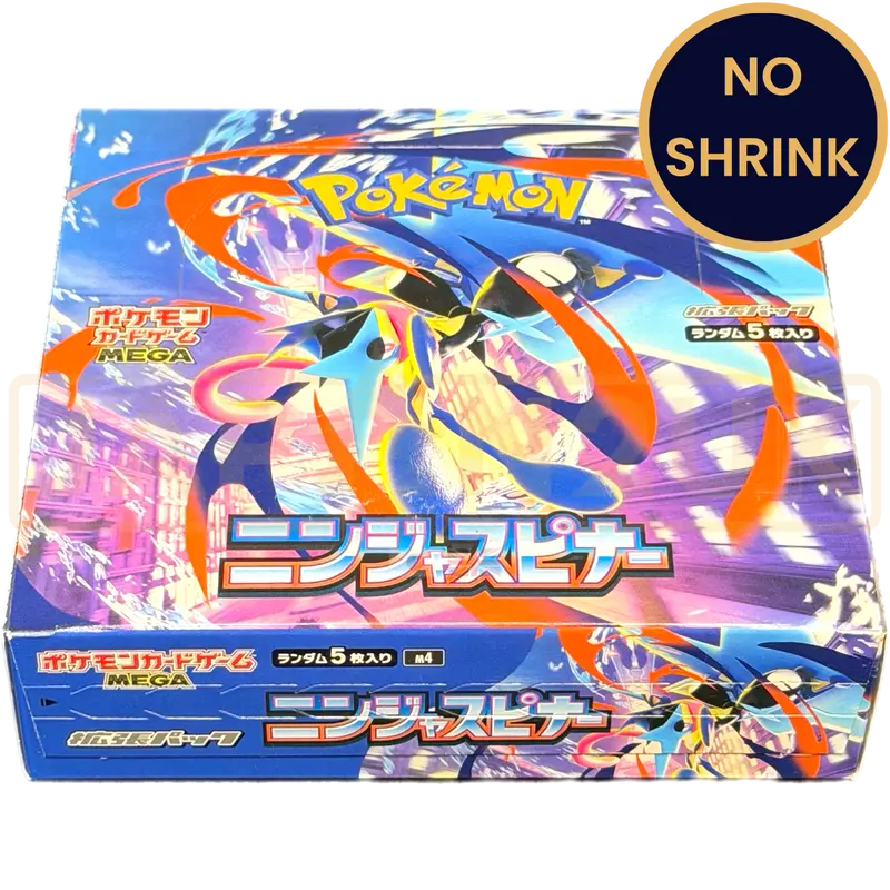 Pokemon Ninja Spinner m4 No Shrink Japanese Booster Box