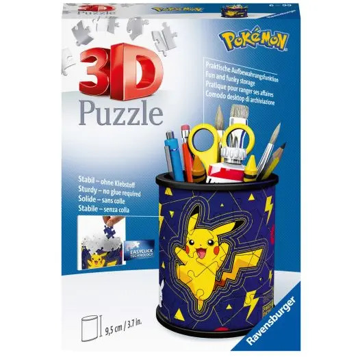 Pokémon Pikachu Pencil Holder 3D Puzzle - Ravensburger