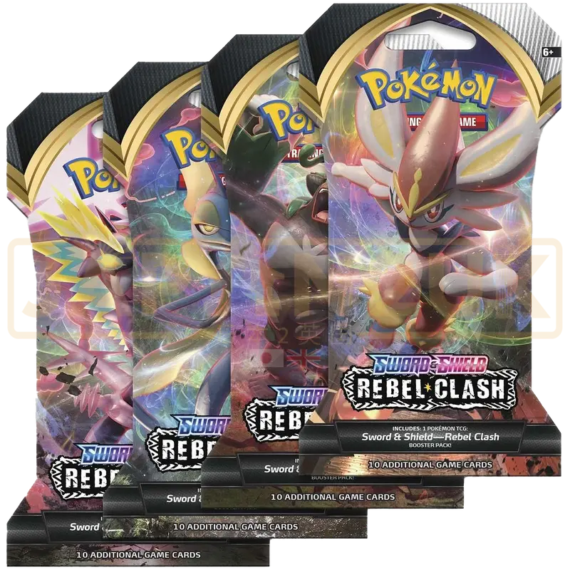 Pokemon Rebel Clash English Sleeved Booster Pack