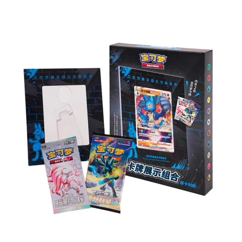 Pokémon Simplified Chinese Lucario Card Display Set