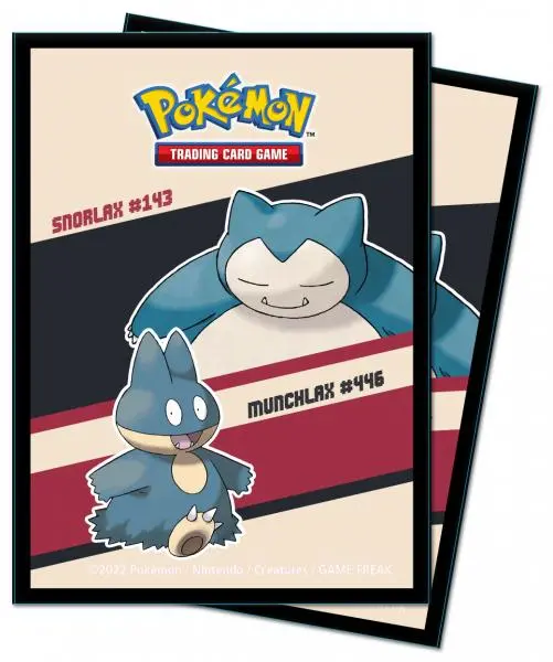 Pokemon Snorlax & Munchlax 65ct Deck Protectors