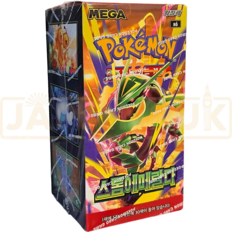 Pokemon Storm Emeralda m6 Korean Booster Box