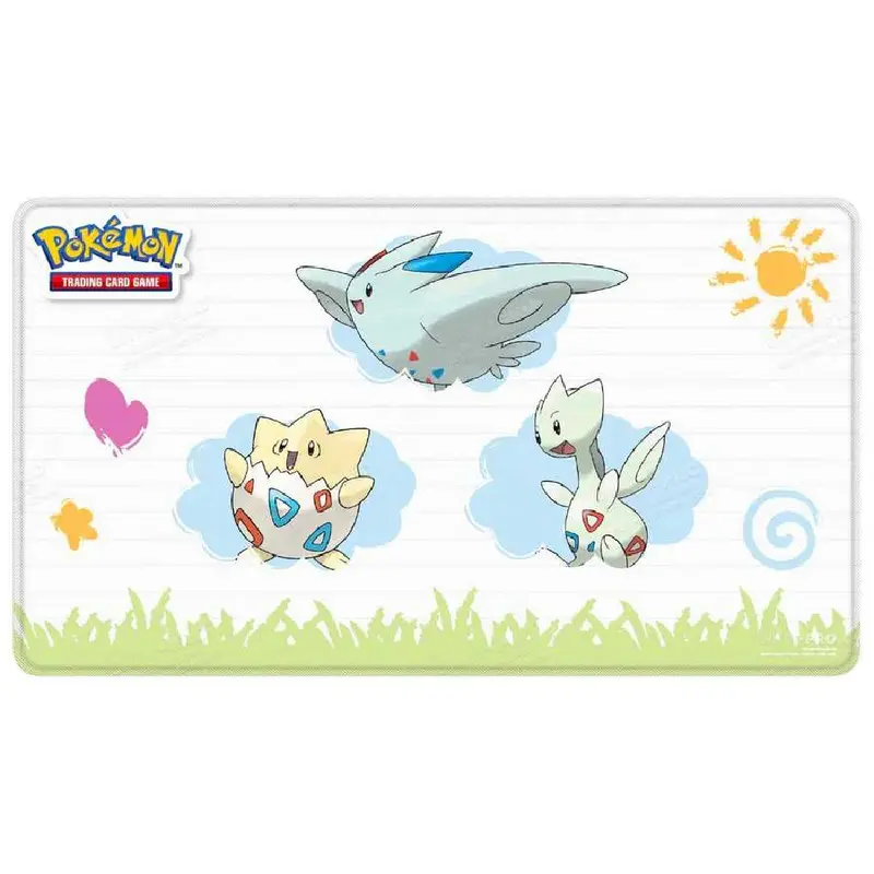 Pokémon TCG Togepi Evolutions Stitched Playmat