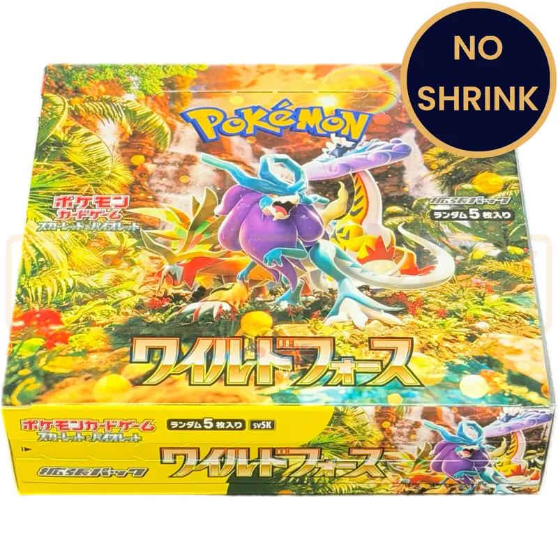 Pokemon Wild Force sv5K No Shrink Japanese Booster Box
