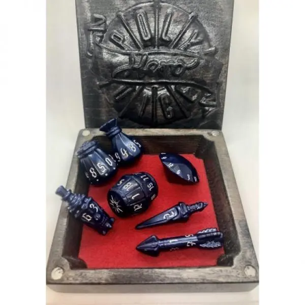 PolyHero Rogue Dice Set - Midnight Blue