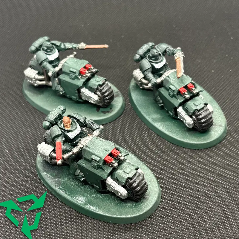 Preloved Dark Angels Space Marine Outriders