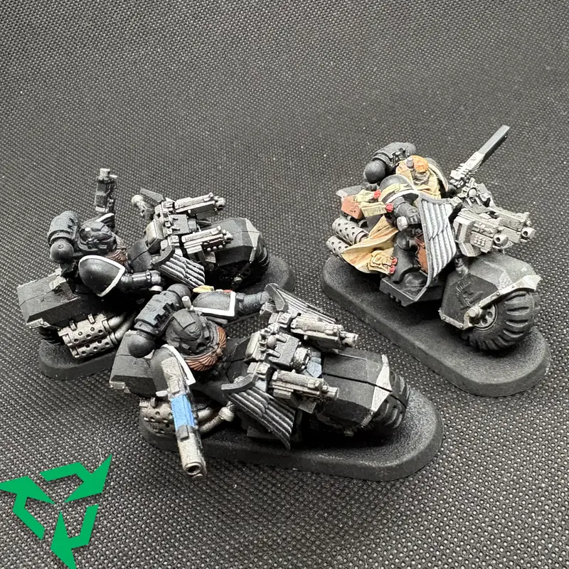 Preloved Dark Vengeance Ravenwing Bikers
