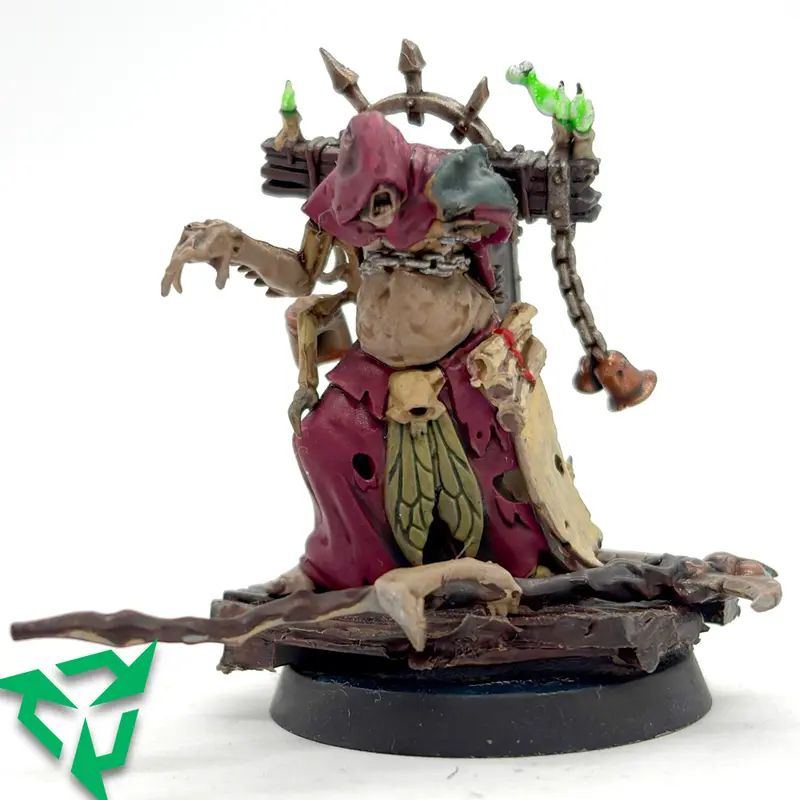 Preloved Maggotkin of Nurgle Rotbringer Sorcerer