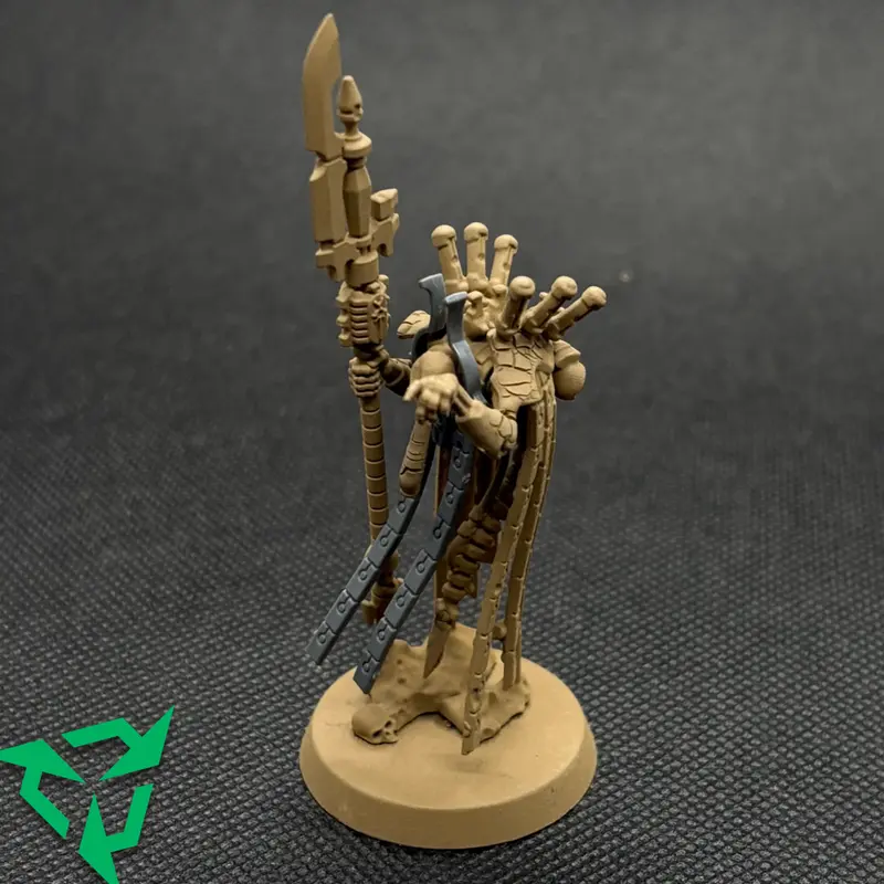 Preloved Necron Plasmancer Part Painted