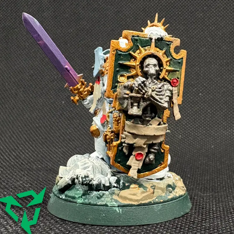 Preloved Space Marine Captain w/ Relic Shield