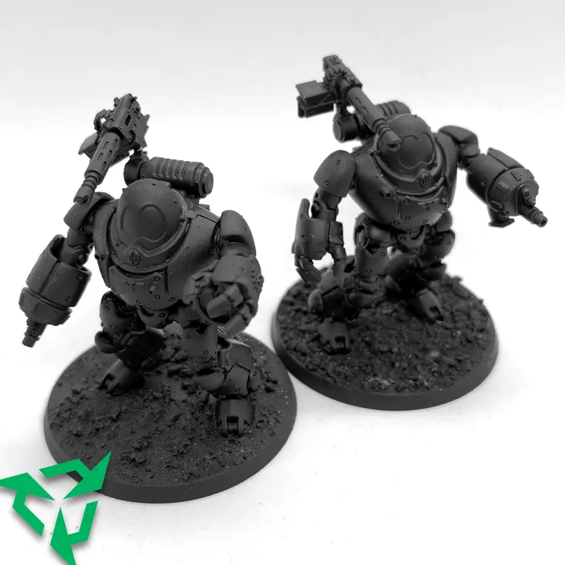 Primed Adeptus Mechanicus Kastelan Robots