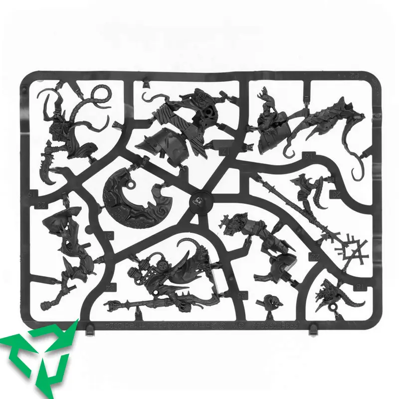 Primed Grey Seer & Engineer Sprue