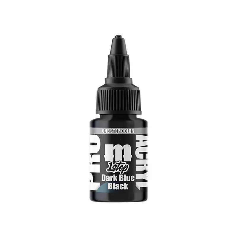 Pro Acryl 1 Step Dark Blue Black | Water-Based Acrylic Paint 22ml