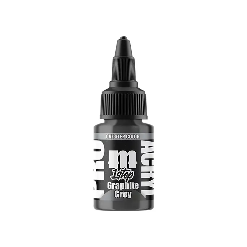 Pro Acryl 1 Step Graphite Grey | Water-Based Acrylic Paint 22ml
