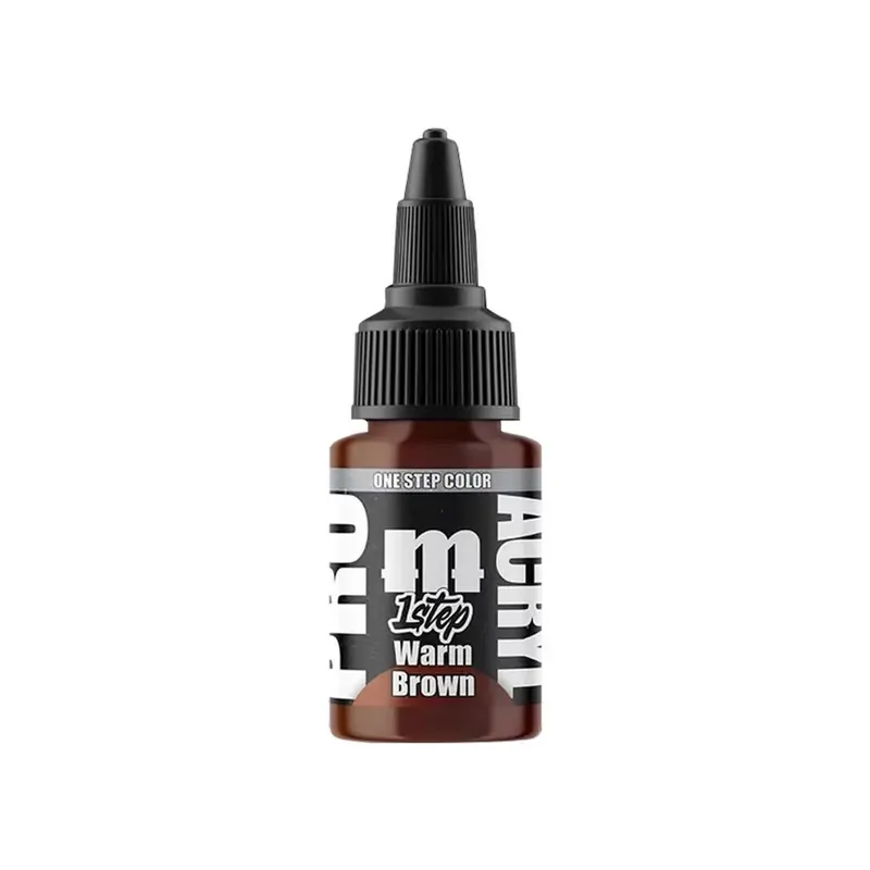Pro Acryl 1 Step Warm Brown | Water-Based Acrylic Paint 22ml