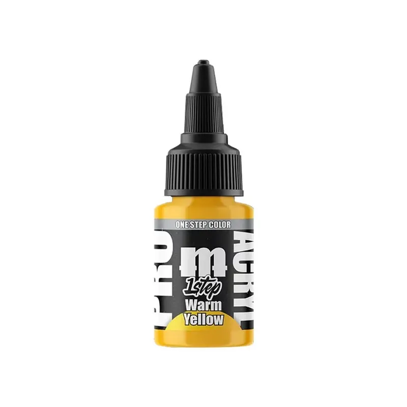 Pro Acryl 1 Step Warm Yellow| Water-Based Acrylic Paint 22ml