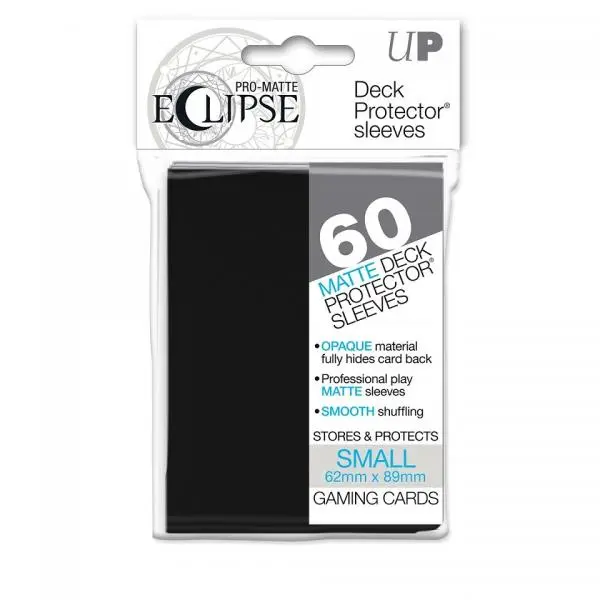 Pro Matte Small Deck Protectors (60ct) - Black [ Pre-order ]