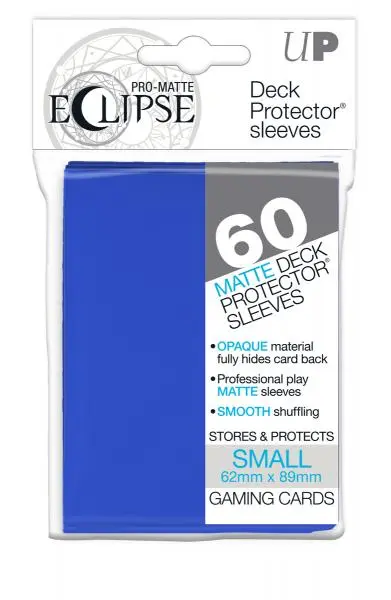 Pro Matte Small Deck Protectors (60ct) - Pacific Blue [ Pre-order ]