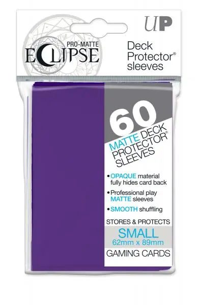 Pro Matte Small Deck Protectors (60ct) - Royal Purple [ Pre-order ]
