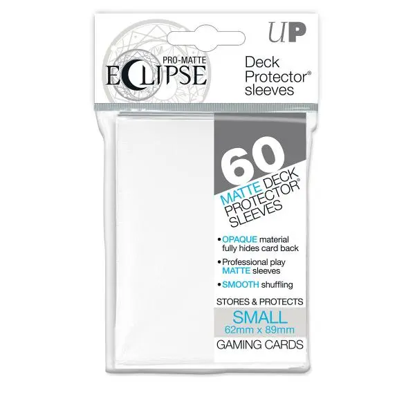 Pro Matte Small Deck Protectors (60ct) - White [ Pre-order ]
