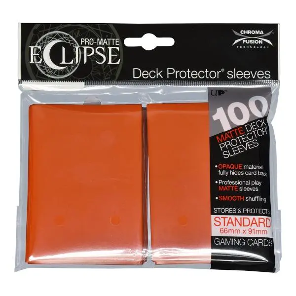 Pro Matte Standard Deck Protectors (100ct) - Pumpkin Orange [ Pre-order ]