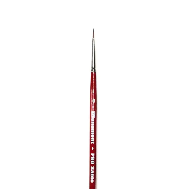 PRO Sable Paint Brush Round 0 - Monument Hobbies