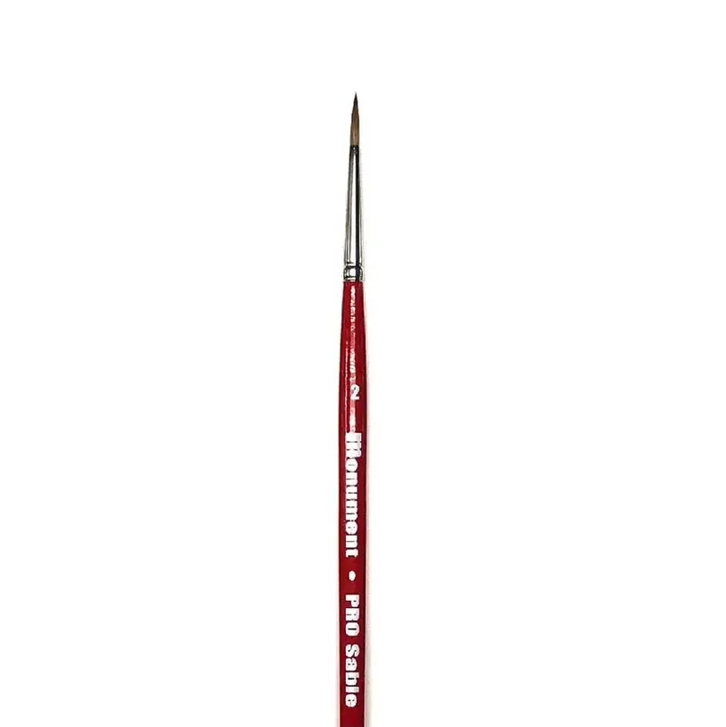 PRO Sable Paint Brush Round 2 - Monument Hobbies