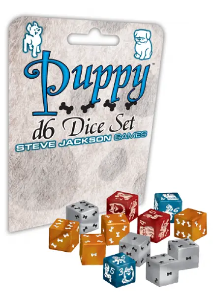 Puppy D6 Dice Set