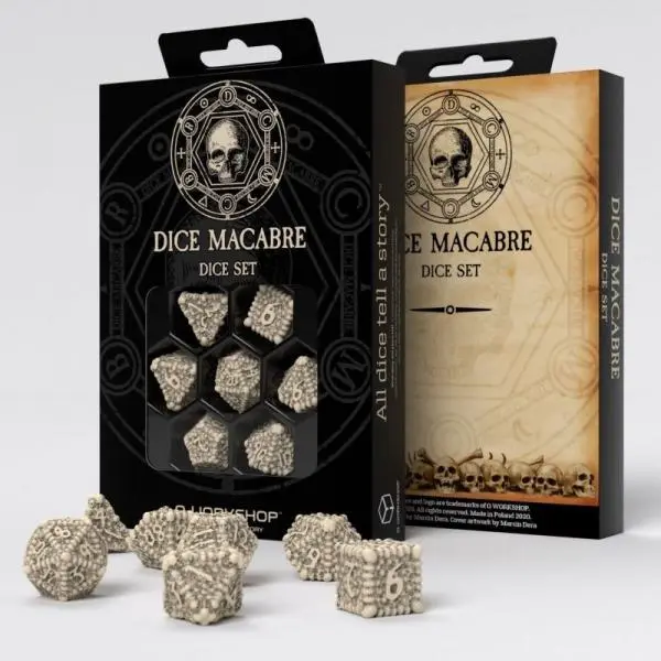 Q-Workshop Dice Macabre Dice Set