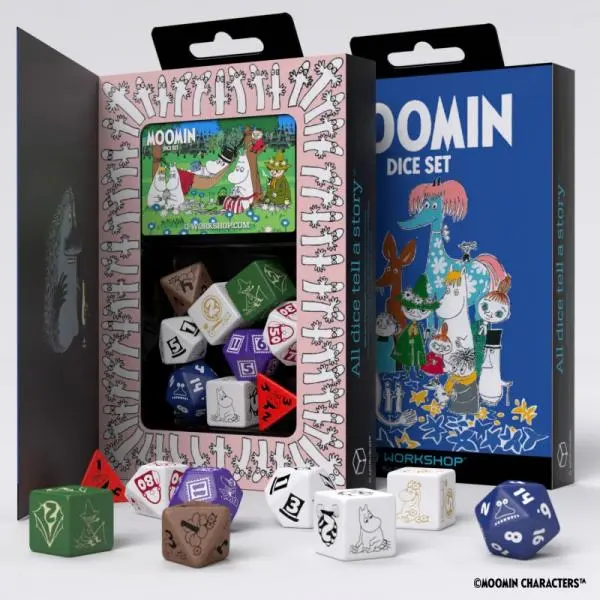 Q-Workshop Moomin Dice Set