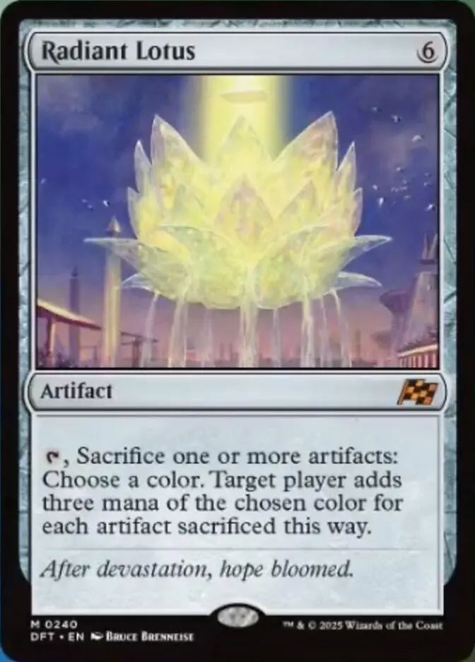 Radiant Lotus Aetherdrift #240
